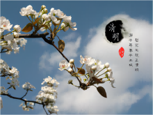 梨花風(fēng)起正清明，游子尋春半出城